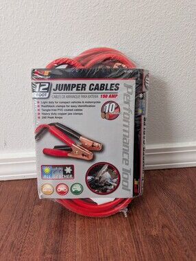 Performance Tool® 12-Foot Jumper Cables